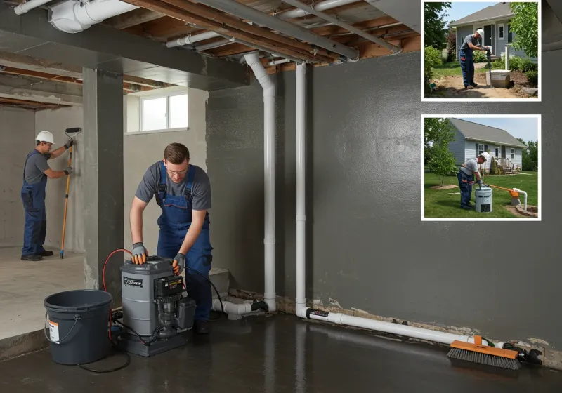 Basement Waterproofing and Flood Prevention process in Center Line, MI